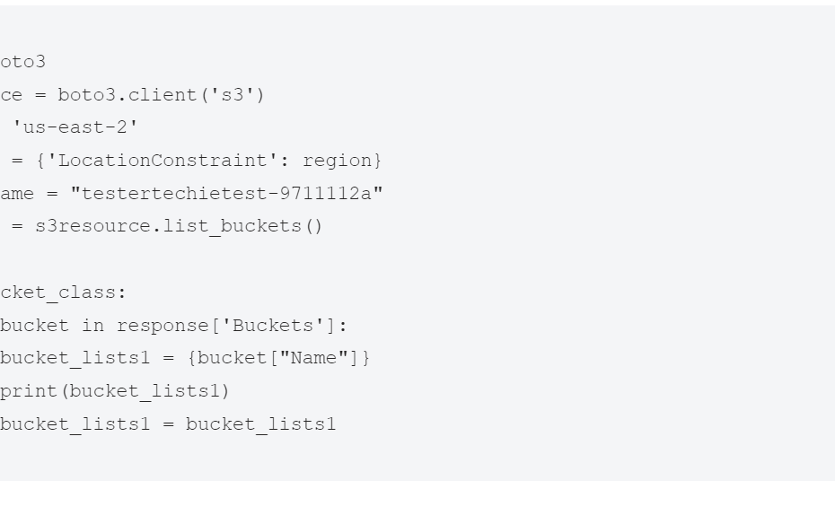 How to Create AWS S3 Bucket using Python boto3